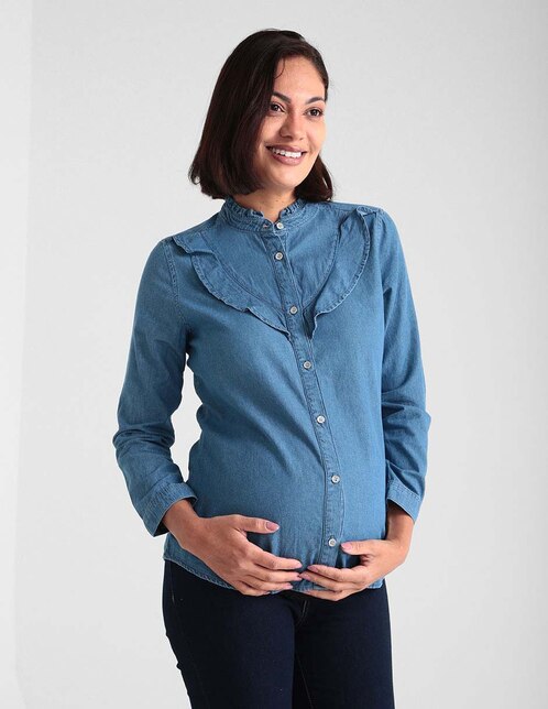 Blusa de maternidad Weekend Maternity 