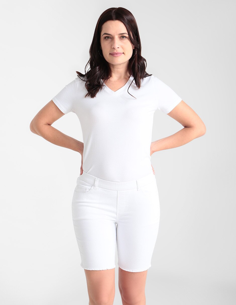 Bermuda Weekend Maternity de mezclilla para mujer en SB